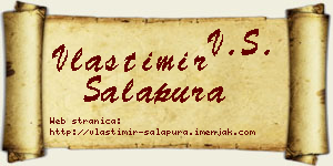 Vlastimir Salapura vizit kartica
